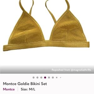 Montce Goldie Bikini Top Hunter